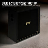 EVH 5150 Iconic Series EL34 160W 4x12 Amp Cabinet (Black) with Speaker Cable
