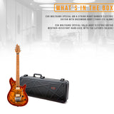 EVH Wolfgang Special QM Electric Guitar, (Tiger Eye Glow) with Hard Case