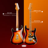 EVH Limited Edition Frankenstein Relic Series (Vintage Sunburst) with Case