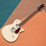Gretsch Streamliner Jet Club Single-Cut Electric Guitar (Vintage White) Bundle