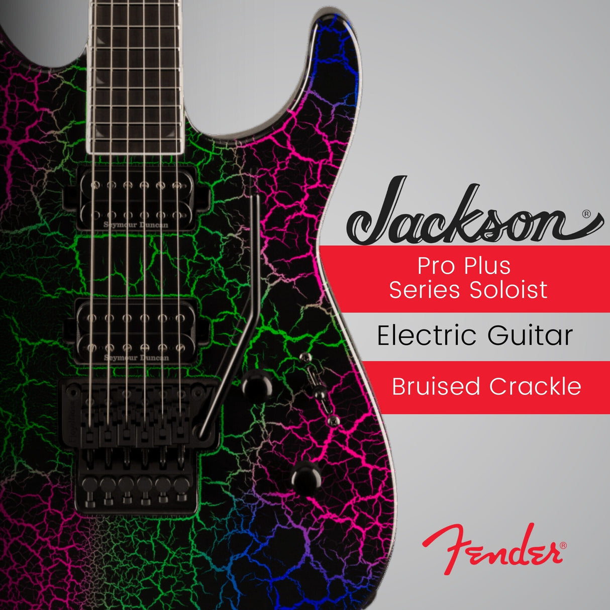 Jackson Pro Plus Series Soloist SL2 Electric Guitar (Bruised Crackle)
