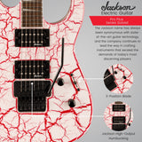 Jackson X Series Soloist SLX DX Crackle Electric Guitar (Bloodshot Crackle)