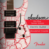 Jackson X Series Soloist SLX DX Crackle Electric Guitar (Bloodshot Crackle)