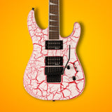 Jackson X Series Soloist SLX DX Crackle Electric Guitar (Bloodshot Crackle)
