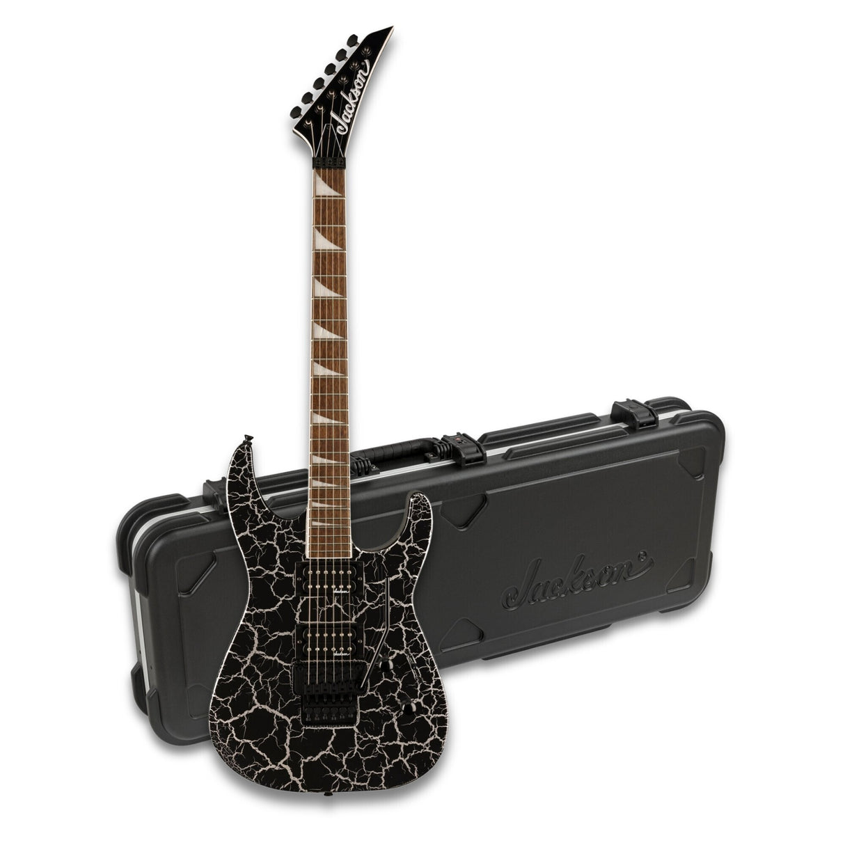 Jackson X Series Soloist SLX DX Crackle Electric Guitar (Silver) Bundle