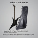 Jackson Pro Plus XT Warrior WR HT6 Baritone Electric Guitar (Black) with Case