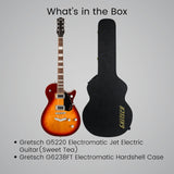 Gretsch G5220 Electromatic Jet BT Single Cut Sweet Tea Electric Guitar Bundle