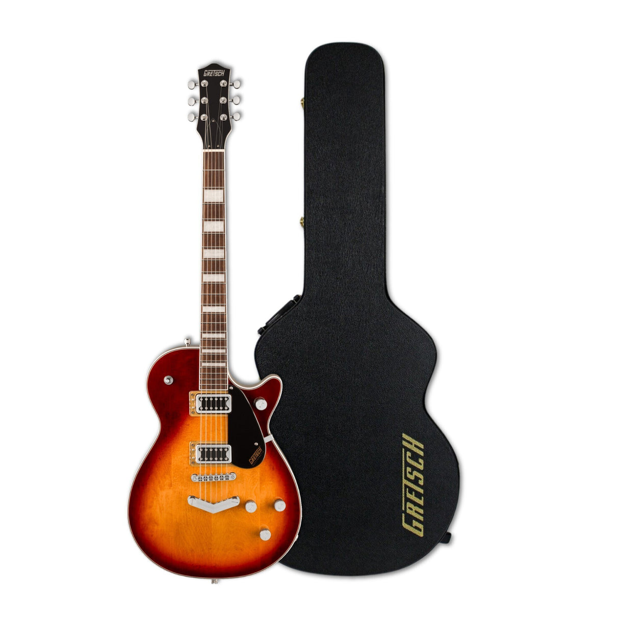 Gretsch G5220 Electromatic Jet BT Single Cut Sweet Tea Electric Guitar Bundle