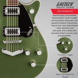 Gretsch G5220 Electromatic Jet BT Single Cut Olive Metallic Guitar Bundle