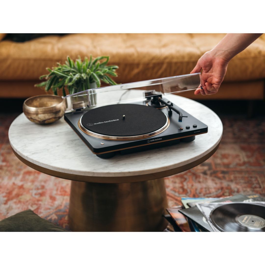 Audio-Technica AT-LP70XBT-BZ Fully Automatic Belt-Drive Bluetooth Turntable