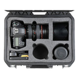 SKB 3i-13096SLR1 iSeries for (1) DSLR w/attached lens, additional Lens pockets, Accessories