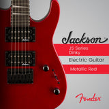 Jackson JS Series Dinky Minion JS1X Metallic Red Electric Guitar Bundle
