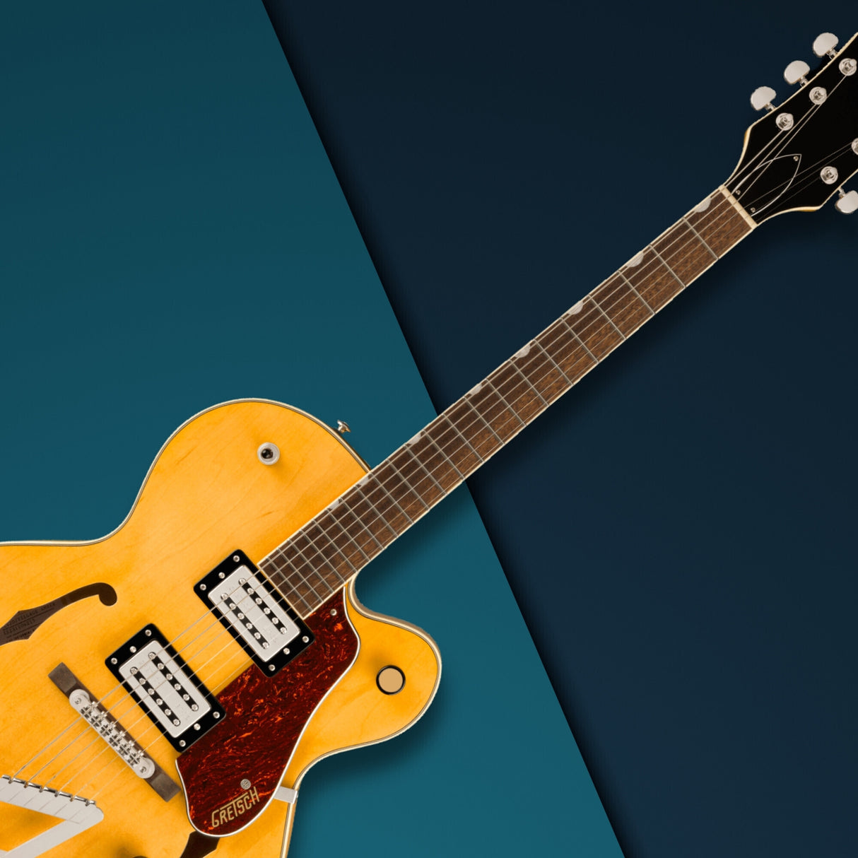 Gretsch G2420 Streamliner Hollow Body Village Amber Electric Guitar Bundle