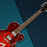 Gretsch G2420 Streamliner Hollow Body Electric Guitar (Claret Burst) with Bundle