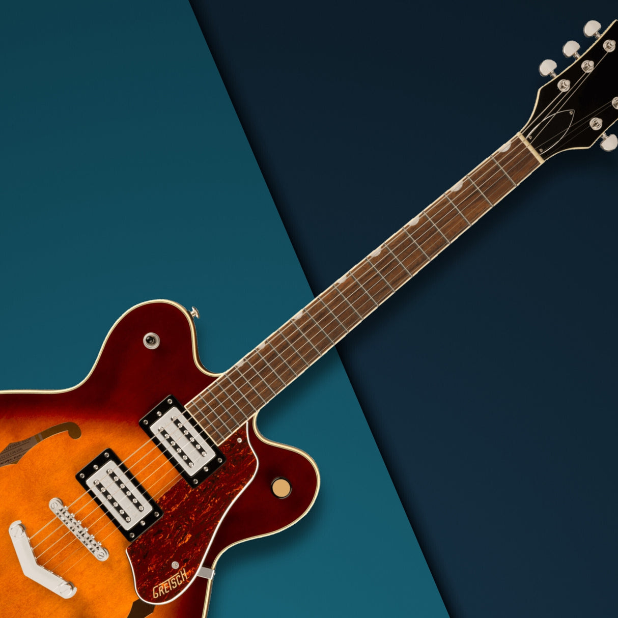 Gretsch G2622 Streamliner Center Block Forge Glow Electric Guitar Bundle