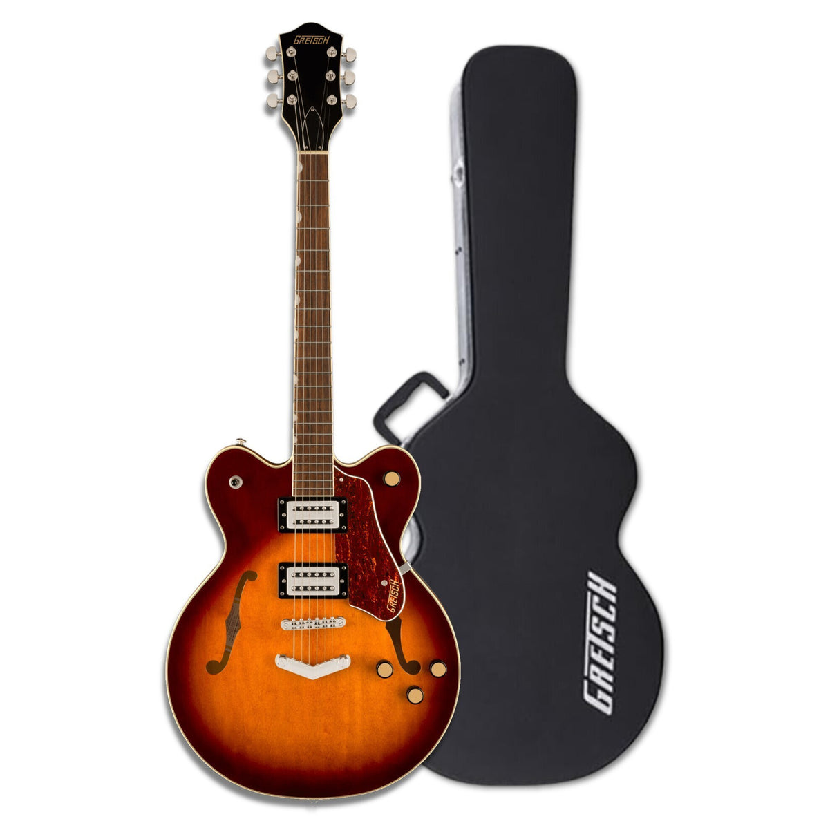 Gretsch G2622 Streamliner Center Block Forge Glow Electric Guitar Bundle