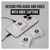 Rode Wireless ME Dual Set Ultra-Compact Wireless Microphone System (White)