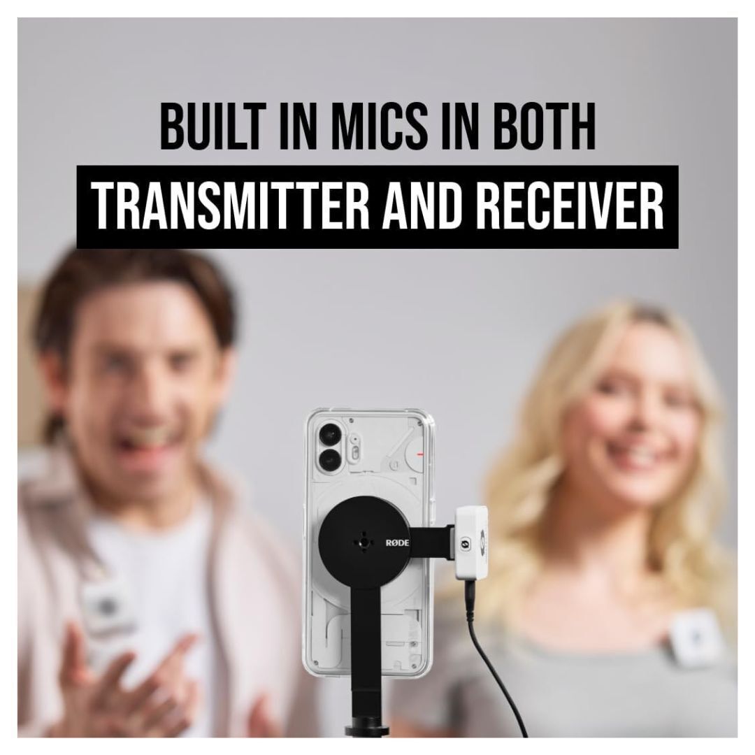 Rode Wireless ME Dual Set Ultra-Compact Wireless Microphone System (White)