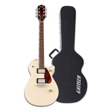 Gretsch Streamliner Jet Club Single-Cut Electric Guitar (Vintage White) Bundle