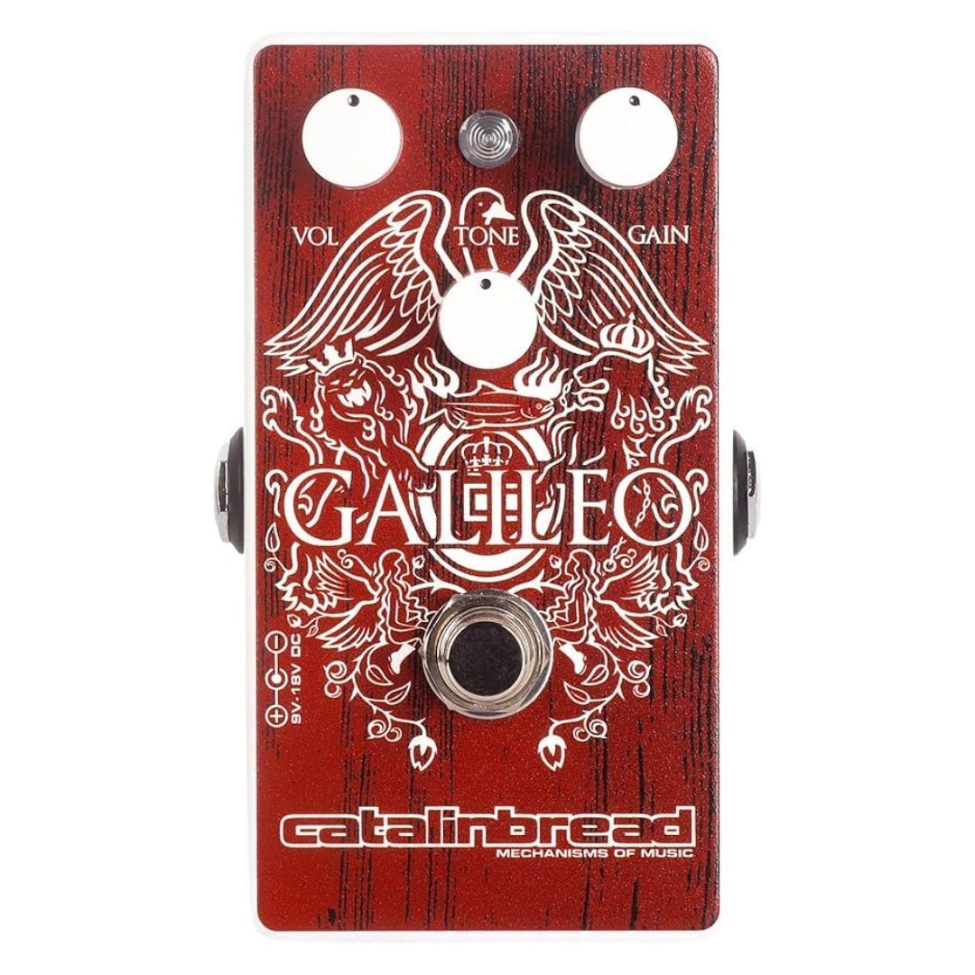 Catalinbread Galileo Treble Boost Foundation Overdrive - Limited Edition RED