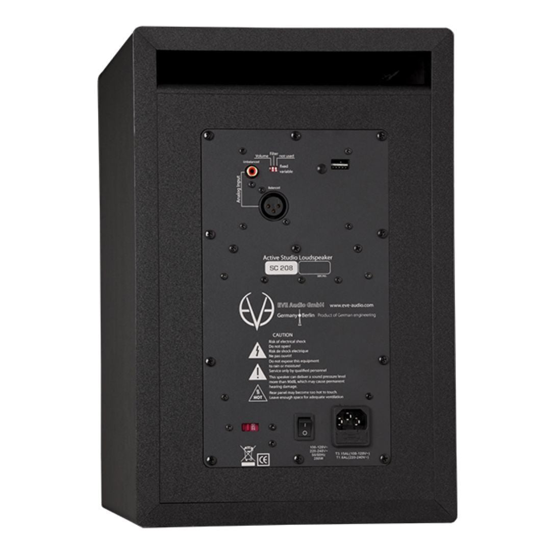 (D) EVE Audio SC208 2-Way 8 in. + AMT Active Monitor for Nearfield and Midfield (Open Box)
