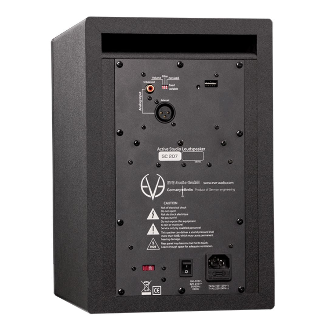 EVE Audio SC207 2-Way 7 in. + AMT 150W Active Monitor for Nearfield and Midfield