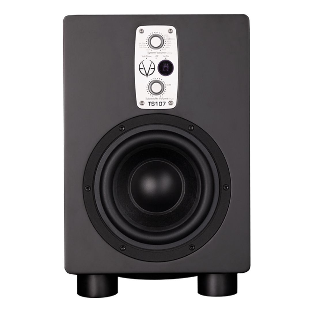 (D) EVE Audio TS107 7 in. 100W Active Subwoofer with Passive Radiator (Open Box)