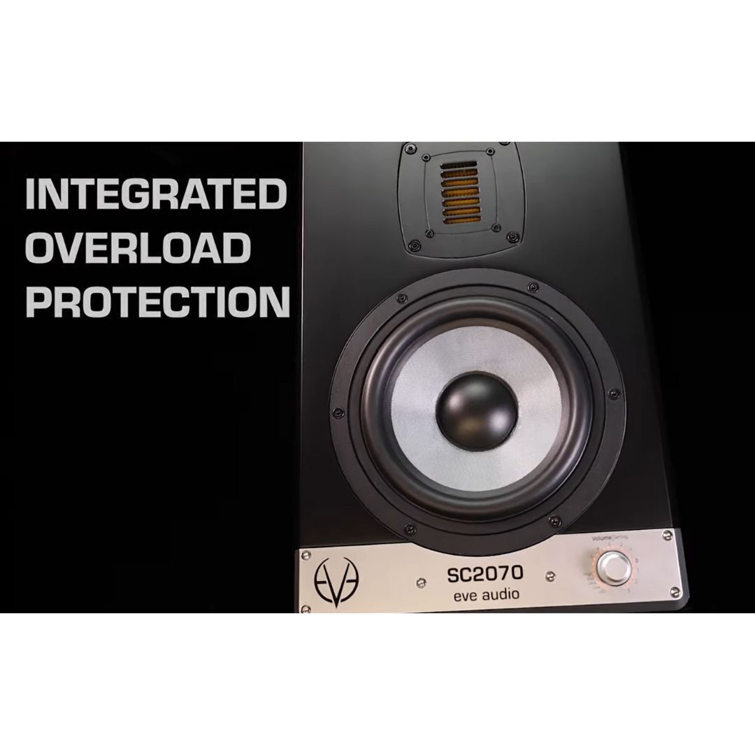 EVE Audio SC2070 2-Way 7 in. + XL AMT 250W Active Monitor for Nearfield,Midfield