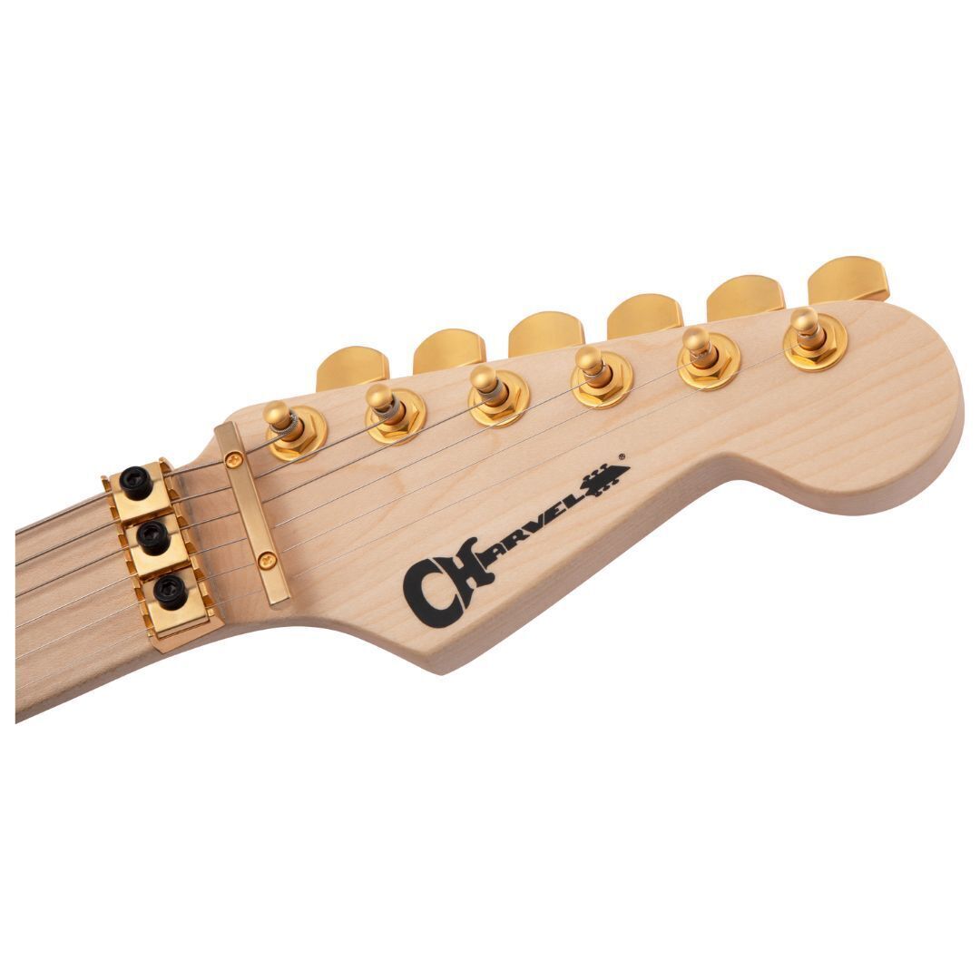 Charvel Pro-Mod DK24 HH FR M 6-String Electric Guitar with (Dark Amber)