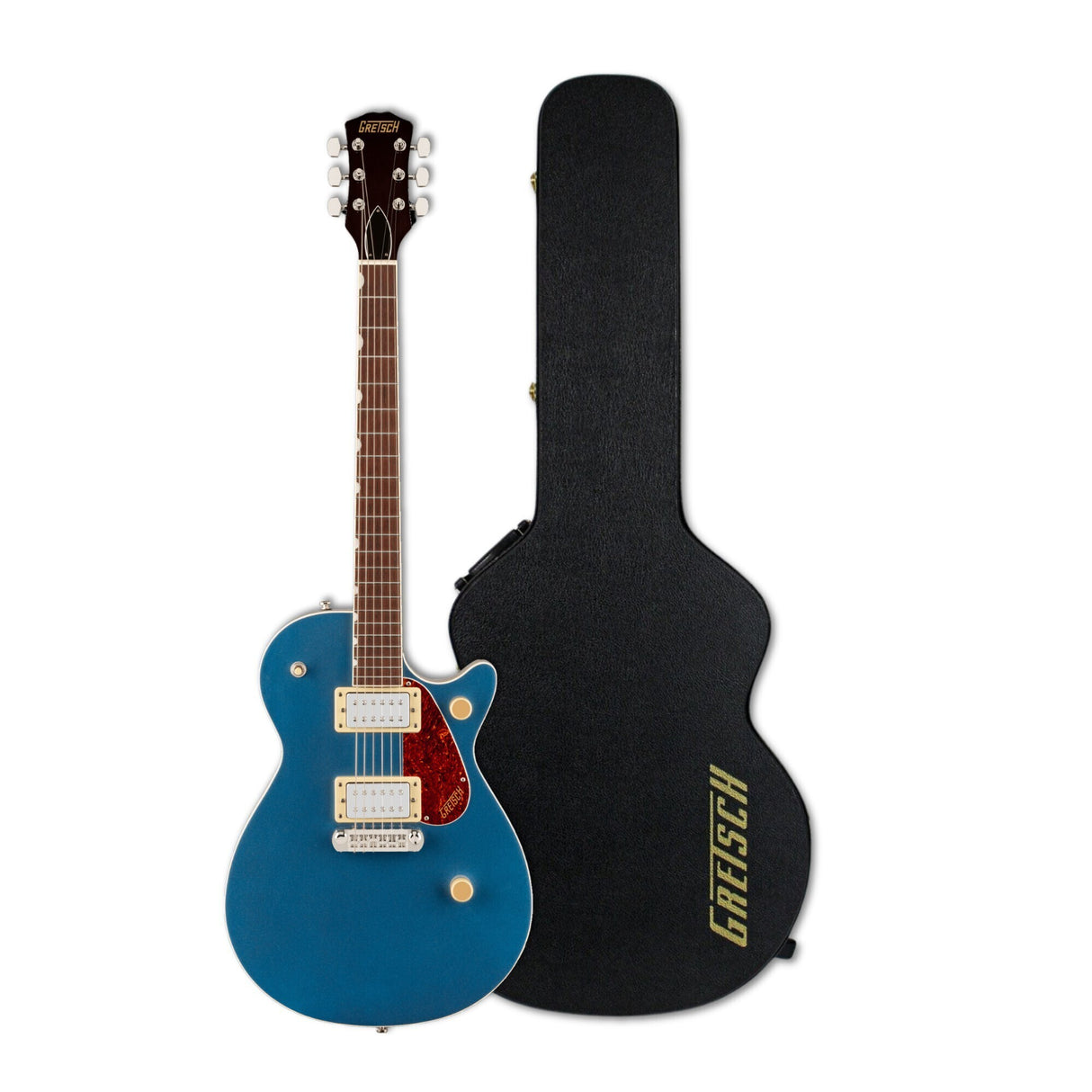 Gretsch Streamliner Jet Club Single-Cut Electric Guitar (Dark Denim) Bundle