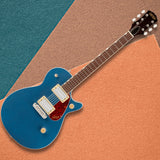 Gretsch Streamliner Jet Club Single-Cut Electric Guitar (Dark Denim) Bundle
