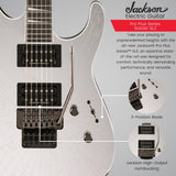 Jackson Pro Plus Series Soloist SL2 Electric Guitar (Shattered Mirror) with Case
