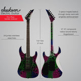 Jackson Pro Plus Series Soloist SL2 Electric Guitar (Bruised Crackle) Bundle