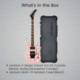 Jackson X Series Soloist SLX DX Crackle Guitar with Laurel Fingerboard Bloodshot