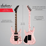 Jackson X Series Soloist SLX DX Crackle Guitar with Laurel Fingerboard Bloodshot