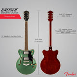Gretsch G2655 Streamliner Center Block Jr. Electric Guitar (Steel Olive)