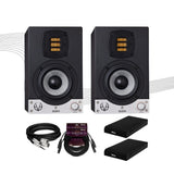 EVE Audio SC204 4-Inch Studio Monitor (Pair) with Isolation Pads and Cables