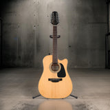 Takamine GD30CE-12NAT 12-String Acoustic-Electric Guitar with Stand, Tuner