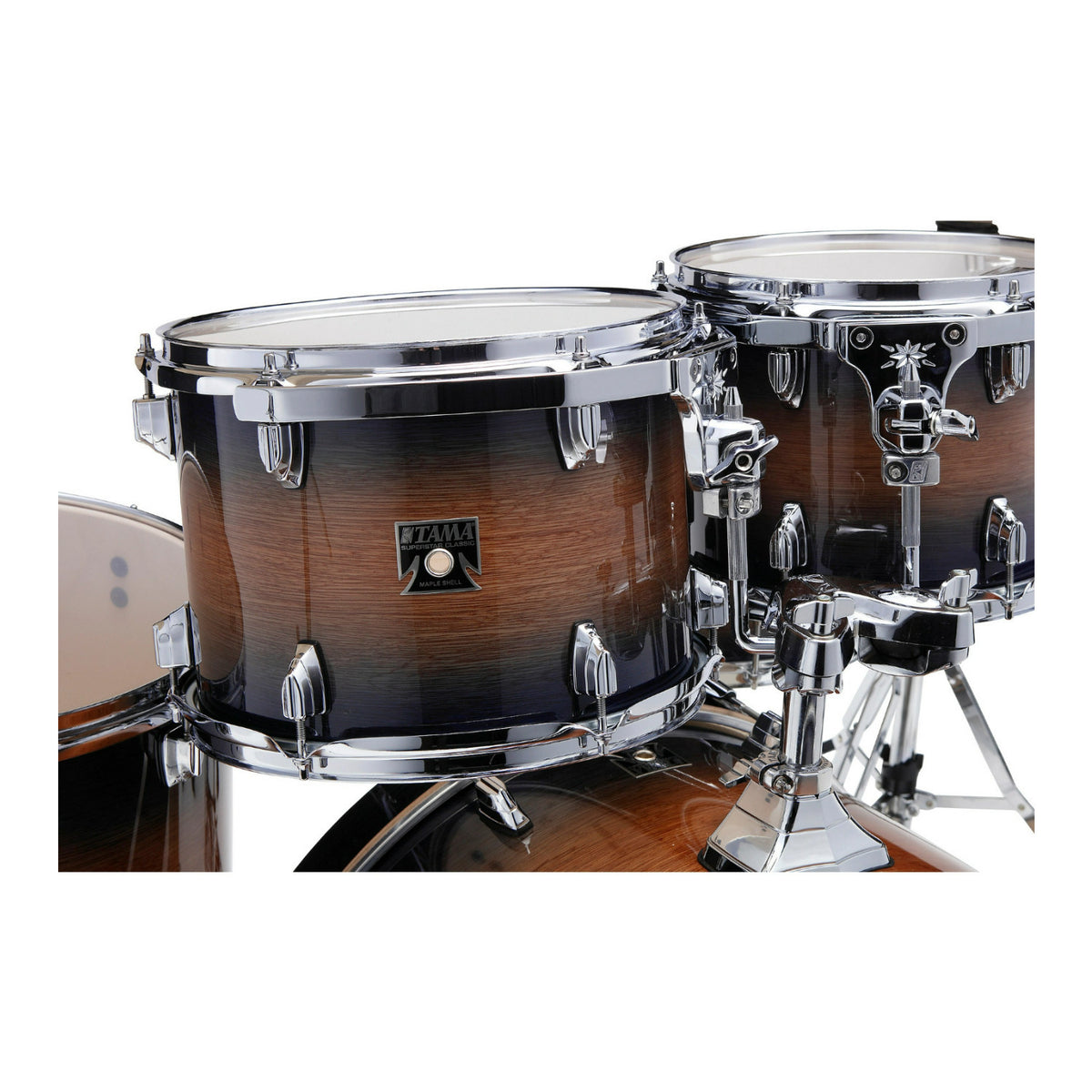 TAMA Superstar Classic 7-Piece Shell Pack with 22-Inch Bass Drum (Indigo Bintangor Burst) - 4