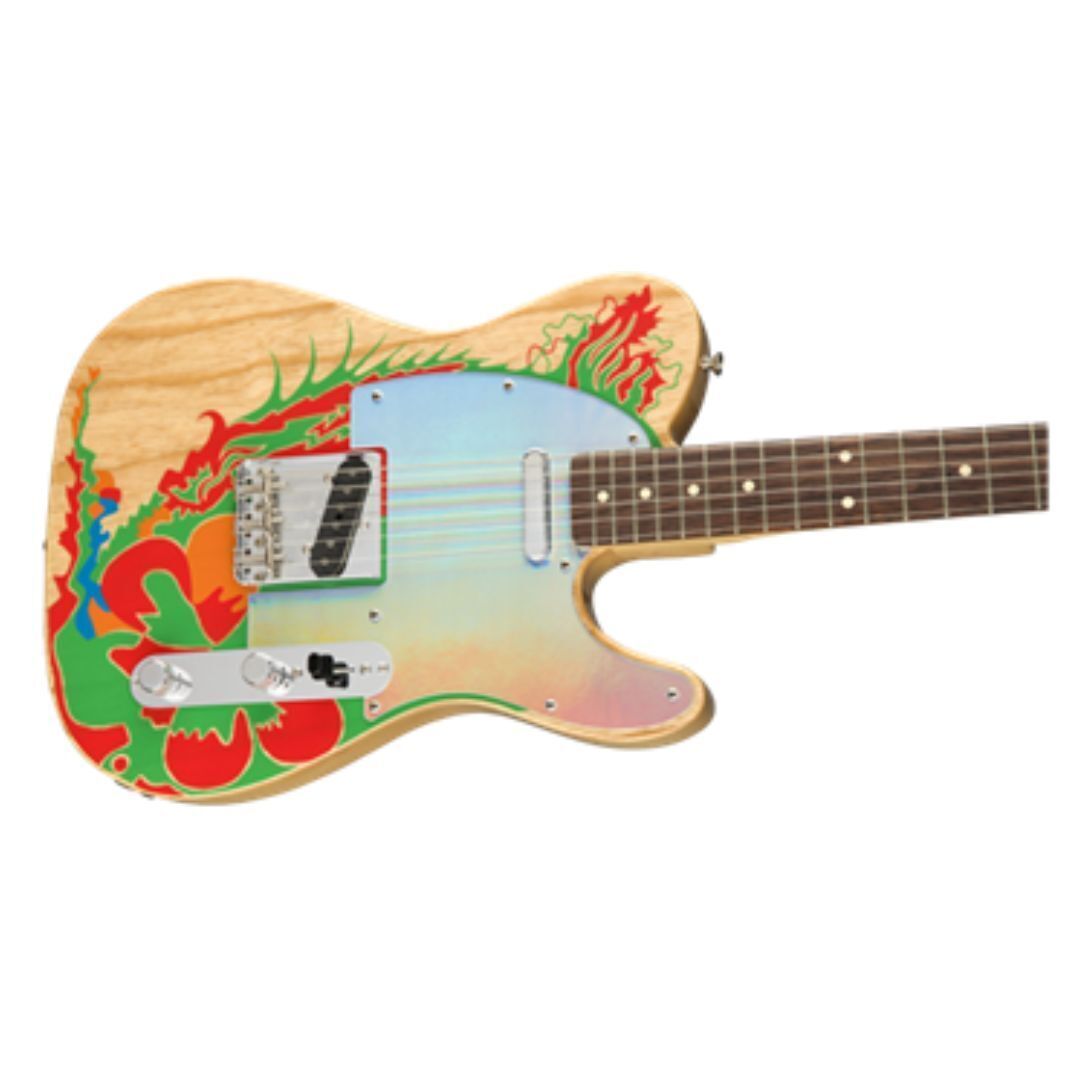 Fender Jimmy Page Telecaster Electric Guitar, Natural, Rosewood Fingerboard