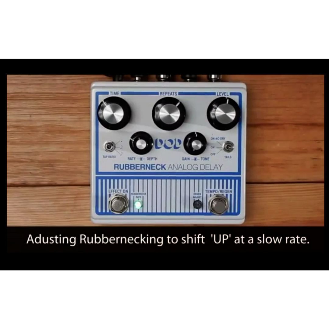 Digitech DOD-RUBBERNECK Rubberneck Analog Delay Pedal