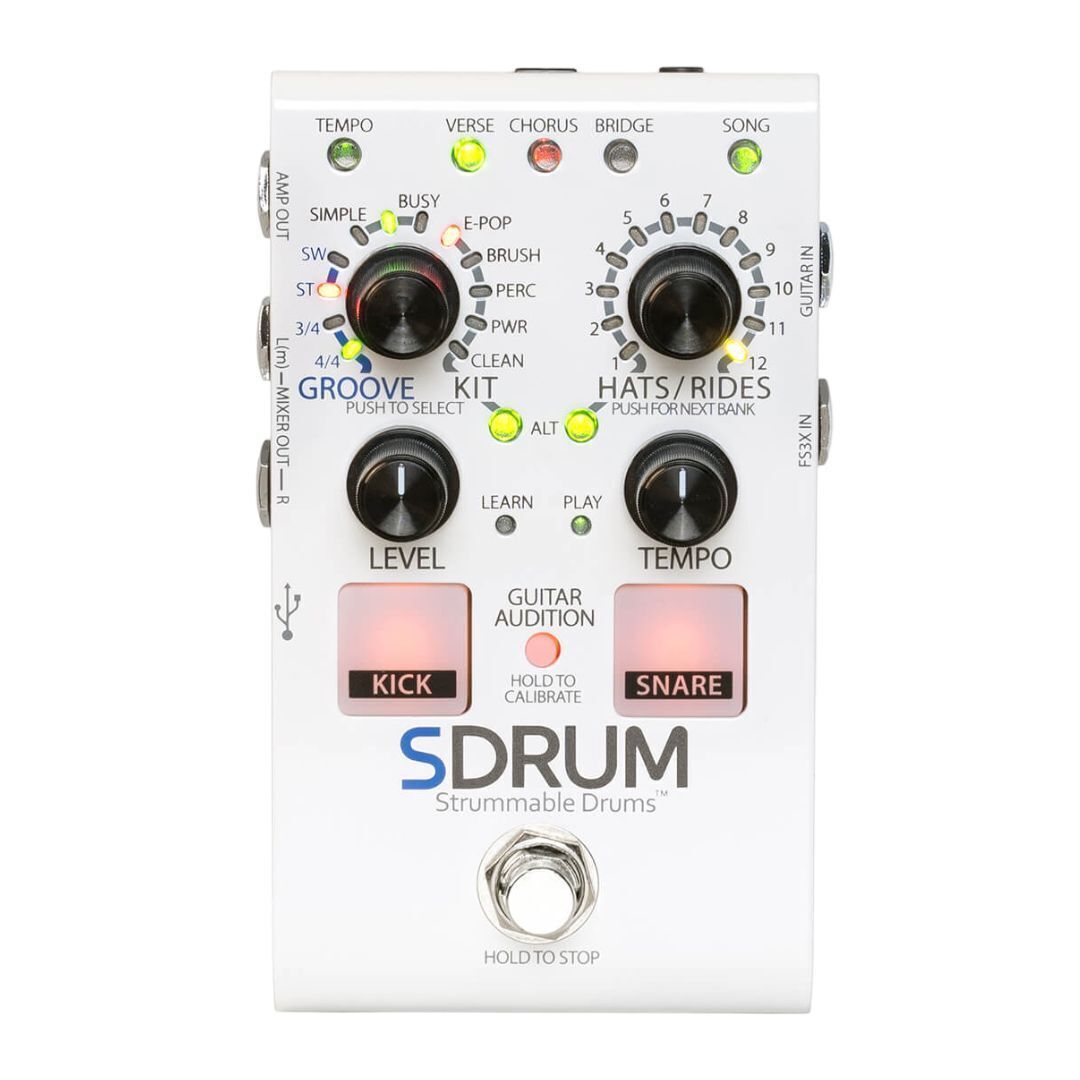 (D) Digitech SDRUM Strummable Drum Pedal (Open Box)