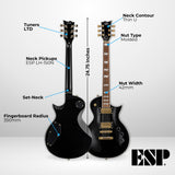 ESP LTD Eclipse EC-256 - Black with Stand, String and Tuner