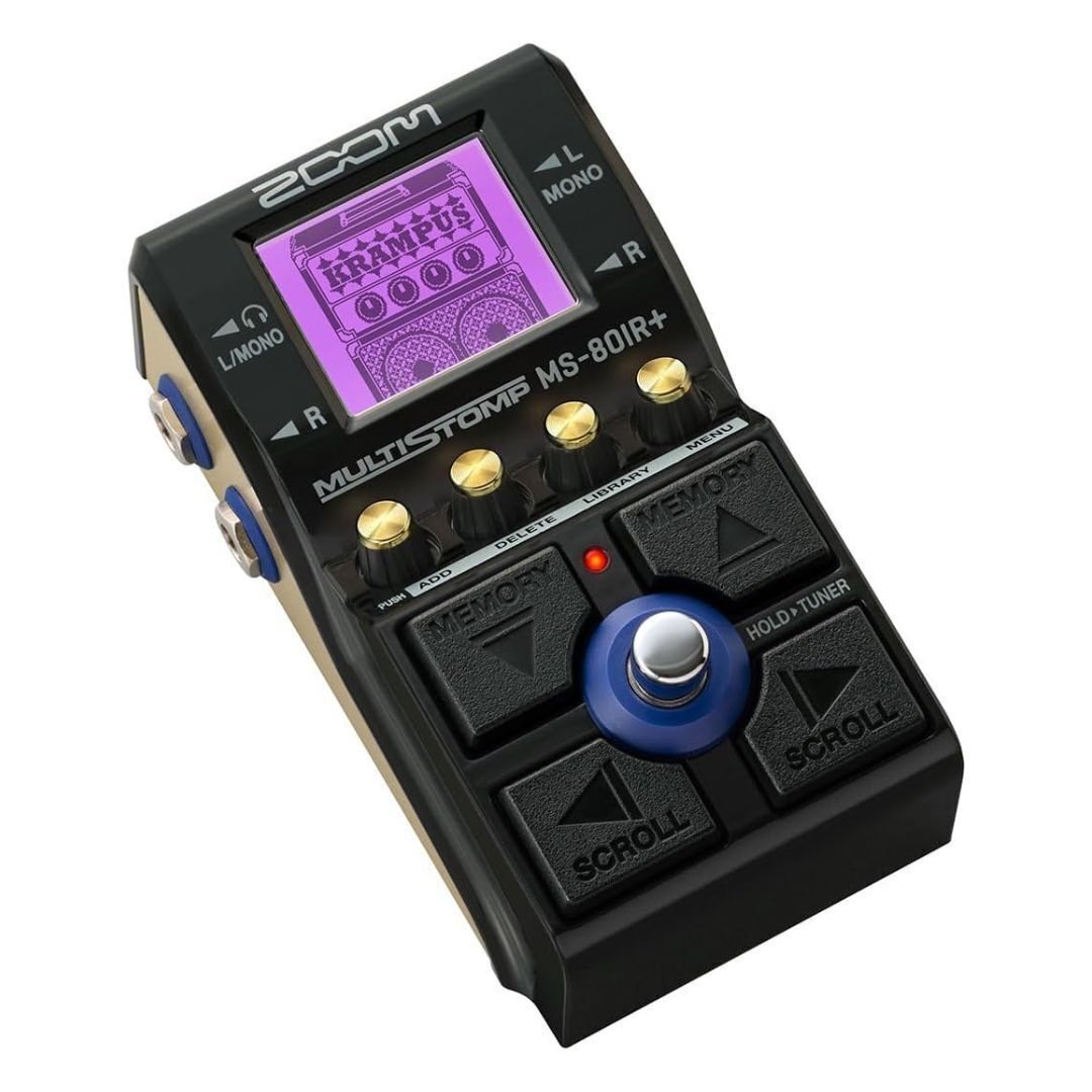Zoom MS-80IR Plus MultiStomp Amp and Cabinet Modeler Guitar Effects Pedal
