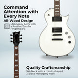 ESP LTD Eclipse EC-256 - Snow White with Stand, Strings and Tuner