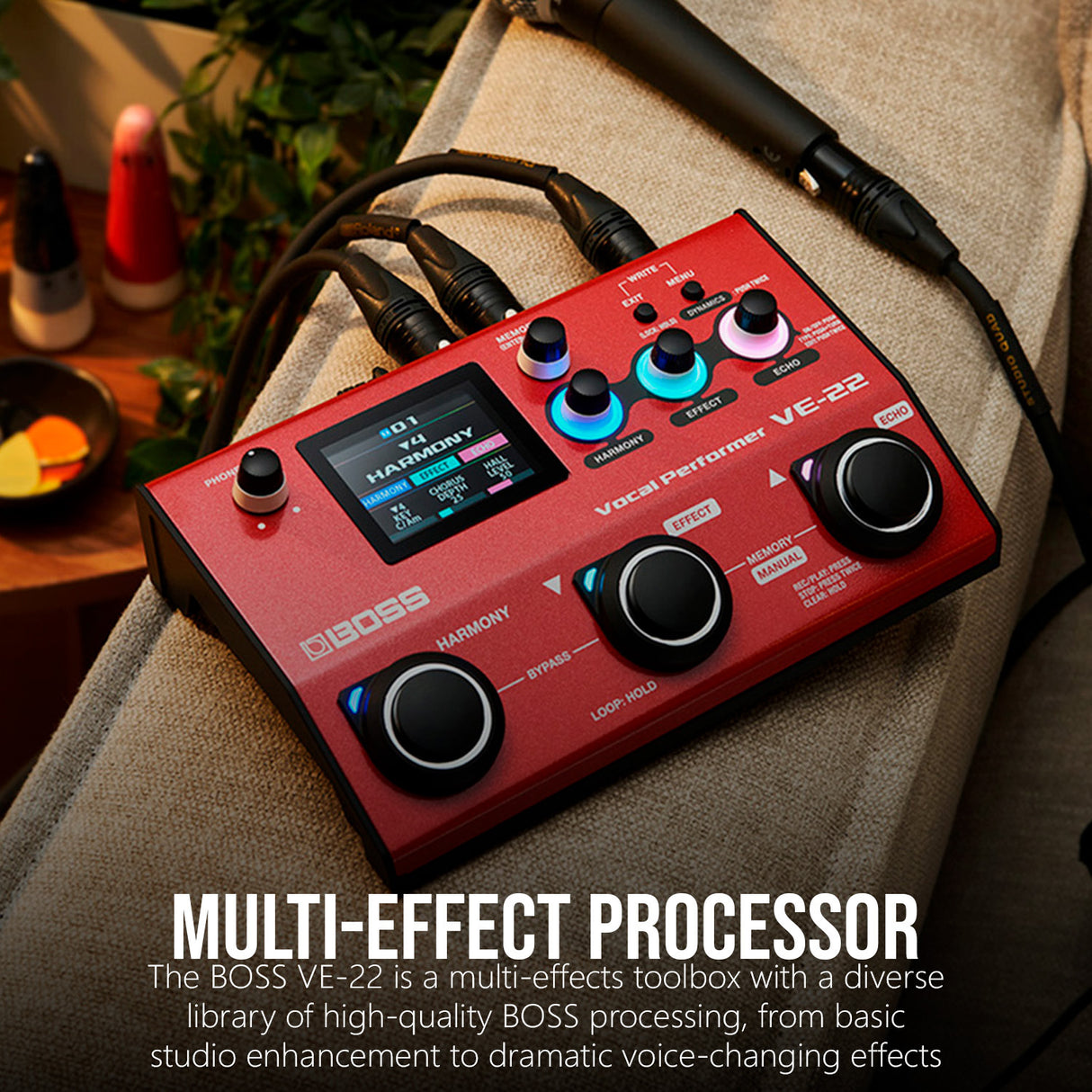 Boss  Ve-22 Vocal processor and Carry Bag Bundle