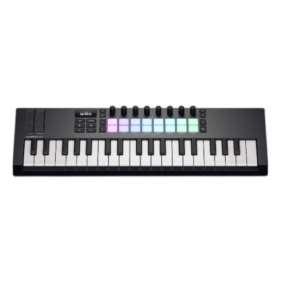 Novation Launchkey Mini 37 MK4 37 Mini-Key USB Compact DAW Keyboard Controller with Ableton Live