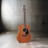 Takamine GD11M NEX Acoustic Guitar, Natural Satin Finish with Case and stand