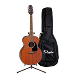 Takamine GD11M NEX Acoustic Guitar, Natural Satin Finish with Case and stand