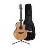Takamine GN20CE-NS NEX Acoustic-Electric Guitar with Case and stand